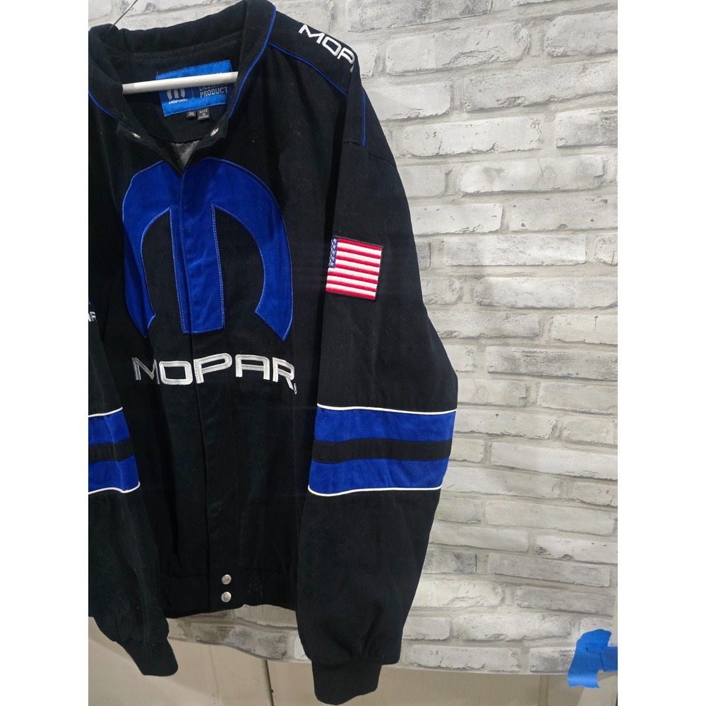 Dodge Mopar 3XL Embroidered Cotton Jacket black JH Design Heavy‎ Crisp Clean - Picture 4 of 16